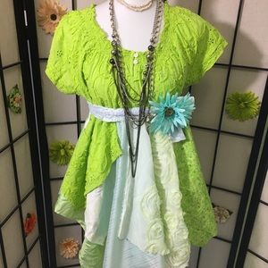 Bohemian romantic duster/top